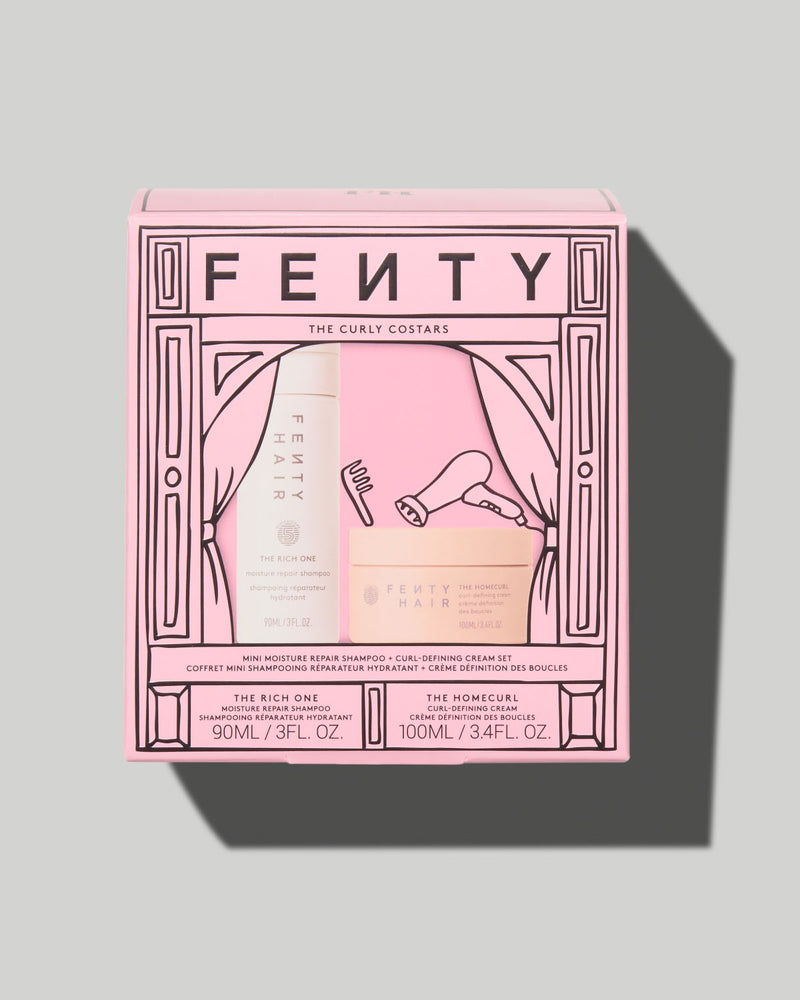 The Curly Costars Mini Moisture Repair Shampoo + Curl-Defining Cream Set